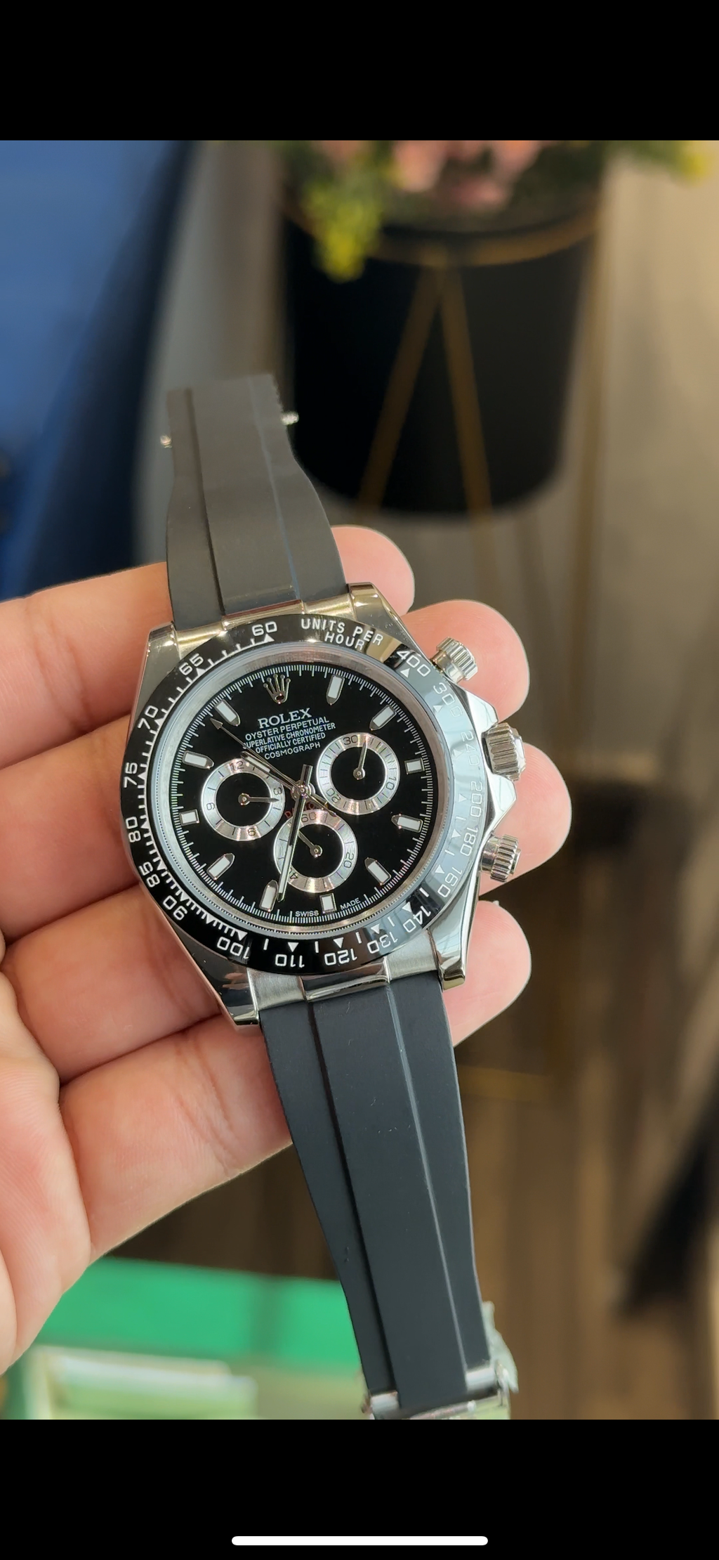 Daytona pvc black