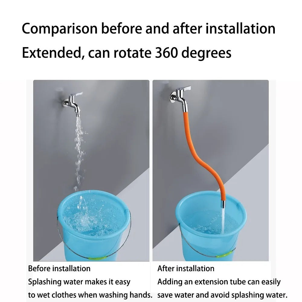 Flexible Bending Pipe Faucet 360 Rotating