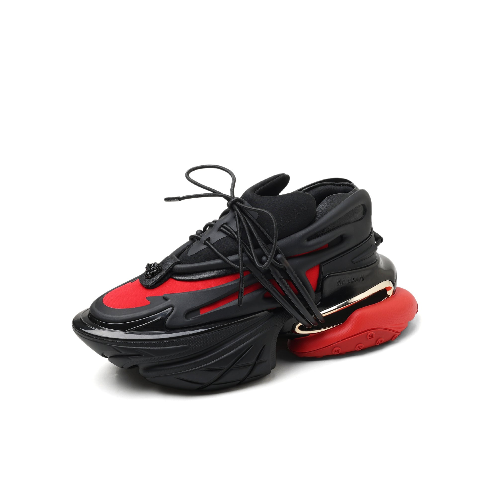 Athleisure Luxury Designer Unisex Balmain Sneakers Spaceship Chunky Casual Shoes For Men