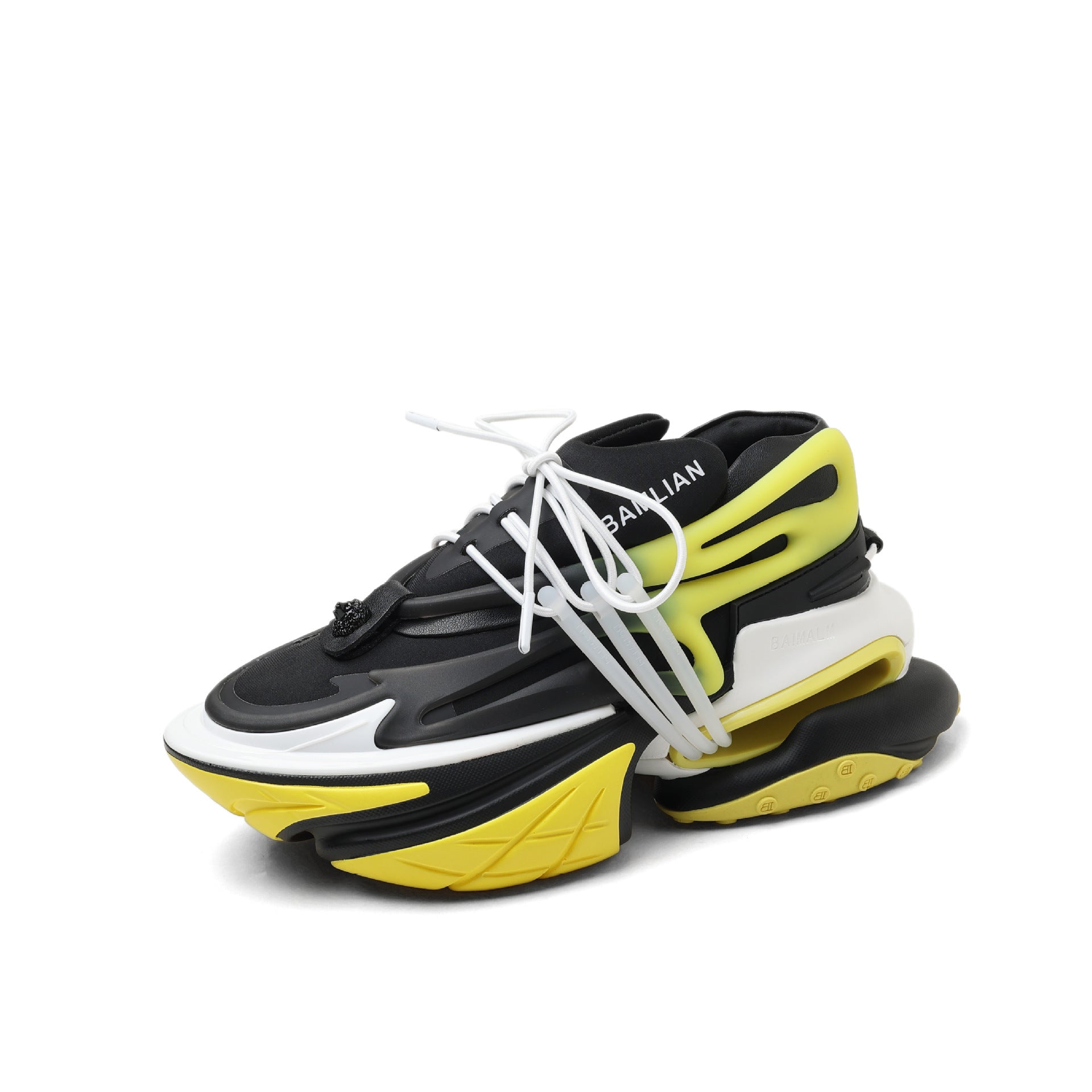 Athleisure Luxury Designer Unisex Balmain Sneakers Spaceship Chunky Casual Shoes For Men