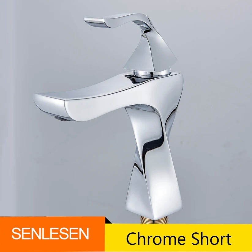 Basin Faucet Hot Cold Water Mixer