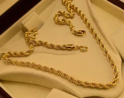 18K Thick Gold Plated Mala Pendant for Girls/Women